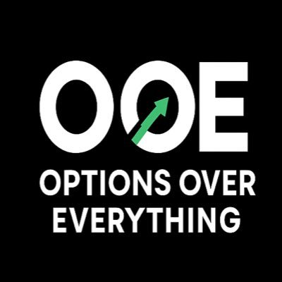 OptionsOverE's profile picture. 📊 Options for beginners & 9–5 workers 💰 Learn the game → earn from the market ⚡️ Plays • Strategy • Live calls 🔗 DISCORD COMING SOON⬇️