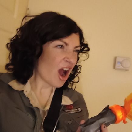 Clairesolo's profile picture. Fire damaged Debbie Harry, Battle Mage, Consort of Zargothrax, Laser Powered Goblin Smasher. Nat 20.