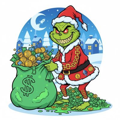 GrinchFi's profile picture. the green one that actually pumps. stealing back the narrative from rug dev culture. Christmas belongs to the real holders now. 🎄💚
