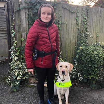 JadeSharp92's profile picture. My name's Jade, i'm 32 years old. Totally blind and loving life! I love travaelling and being out and about with my guide dog Lemar!