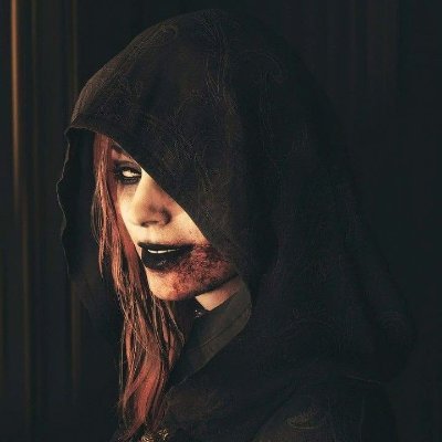 CrimsonDaniela's profile picture. Youngest daughter of Lady Dimitrescu. I sing to the screams echoing in marble halls. Cursed by cold, fueled by blood.