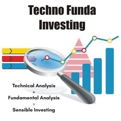 TechnoFunda61's profile picture. Stock Market | Technical Analysis | Fundamental Analysis | Tweets for Educational Purpose | Good Books to Learn Investing - https://t.co/DPf6Sti9qF