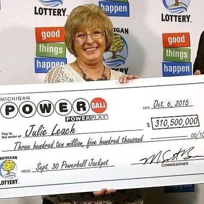 leach_juli4636's profile picture. Congratulations!!! I’m Julie Leach the Michigan Powerball PowerPlay Winner, so  we will be picking among our electoral machine on Twitter lucky w