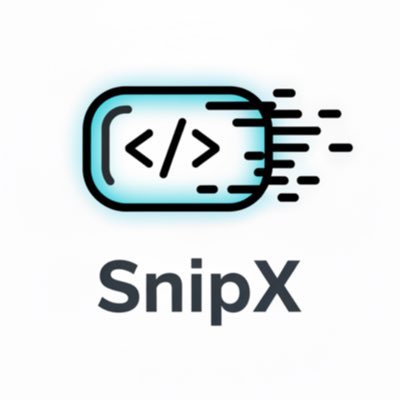 SnipX_app's profile picture. SnipX turns raw snippets into branded cards , publish-ready tweets, and landing pages that keep the full code selectable—even inside X’s in-app browser.