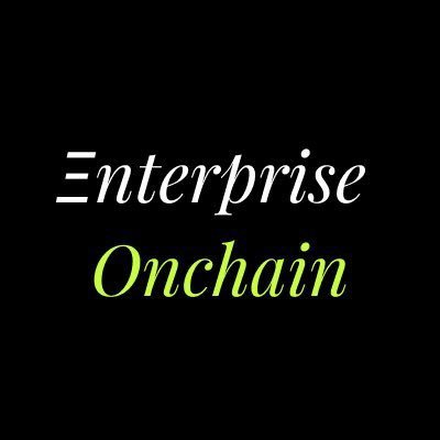 enteronchain's profile picture. Institutional adoption of Ethereum ⟠ 9k+ subscribers | By @snapcrackle and @davwals