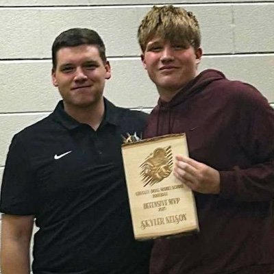 SkylerNels97785's profile picture. 2030 FB Recruit. Soon to be a freshman at Chuckey Doak HS. Defensive player of the year at CDMS on conference champ team. 6’2 205. #FootballRecruiting