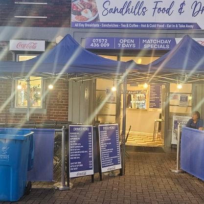 SandhillsD50875's profile picture. Serving breakfasts - Wednesday - Saturday plus match day hours serving our match day menu. 

45 Sandhills Lane, metres from Sandhills Train Station.