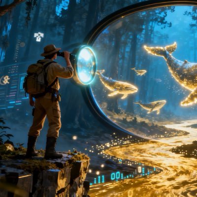 ASTROxvASJjkecS's profile picture. 专注链上聪明钱与巨鲸动向，用数据代替感觉。🚨 鲸踪捕手 | 📡 实时警报 | 🛠️ Echosync保姆级教程 | 💡 交易思维润滑｜