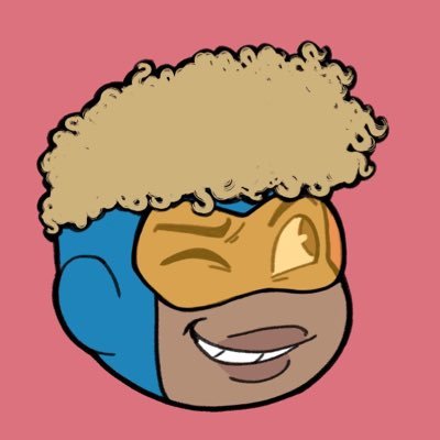 radioshowboy's profile picture. blue beetle BALDING ACTIVELY SINCE 1983 || melanated bottle blonde boygirl booster gold ⭐️ pfp by @clownboytoy