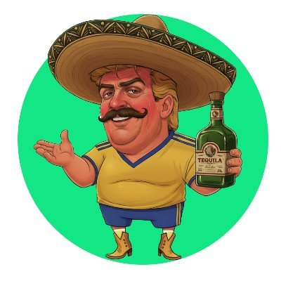 RolandDrunk's profile picture. Pónganse unas de Lalo Mora / CA $DRUNK: 8BECEqyXvMgrU3ybweDoBxNhWFEGSwGzMbSu7eFGpump
Meme oficial del alcoholismo de los gringos. NO HAY TG NI DISCORD.