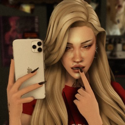 simfulritual's profile picture. 23 / she/her / new cc creator