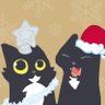 PickleAndNancy's profile picture. Cat greeting card and gift shop! Inspired by our rescue cats, sisters Pickle & Nancy. ©@dafttom
