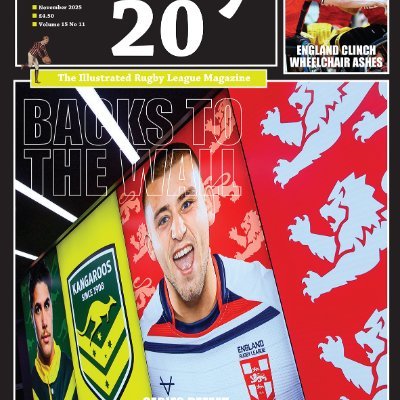 Forty20magazine's profile picture. The Illustrated Rugby League Magazine. Out on or around the 13th day of every month.