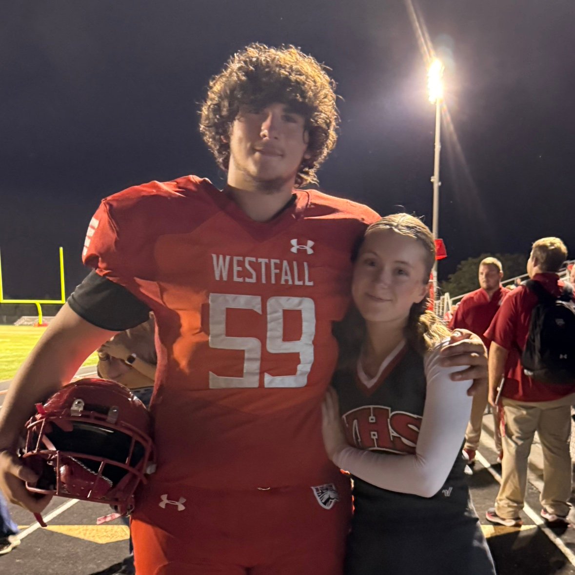 CanaanVanDine59's profile picture. Class Of 2026|Left tackle #59|6’1.250LB| Westfall High School|2.92GPA|Canaanvandine453@gmail.com|740-601-7516