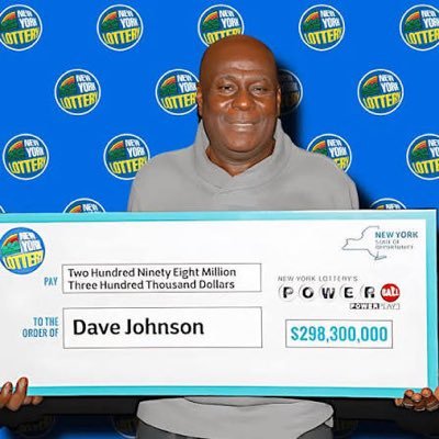 Davejohnson4055's profile picture. I'm Dave Johnson the New York powerball lottery winner of $298 million. Congratulation to you, your Twitter profile was hereby announce as the winner 🥇