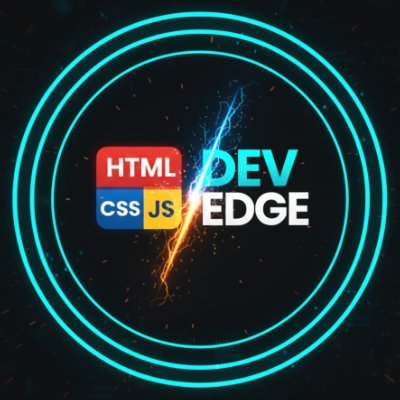 TheDevEdge07's profile picture. Welcome to The Dev Edge — your space to learn the basics of HTML and CSS in a simple and fun way! 🚀

If you’re just starting out with web development, my tutor