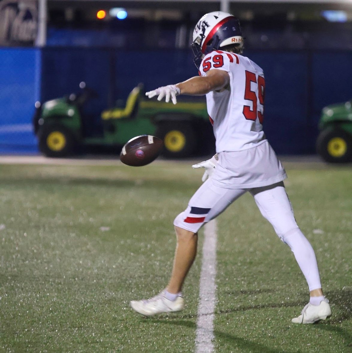 Gavinpatt26's profile picture. Punter | 6’2” 190 | 2026 | Westminster Acad (FL) @walionsfb | 3.5 GPA | 15th Nat’l, 1st FL | Avg 48.5 | Long 76 | 954-994-5506
