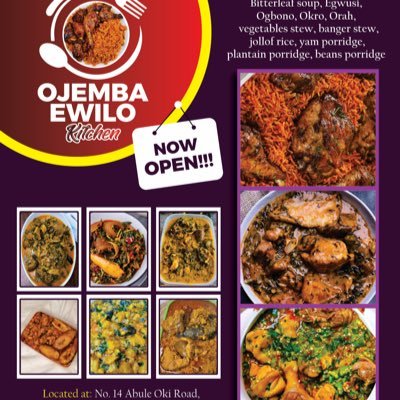 OgOnyiitex's profile picture. Open now..Ojemba ewilo kitchen, order 08138009899