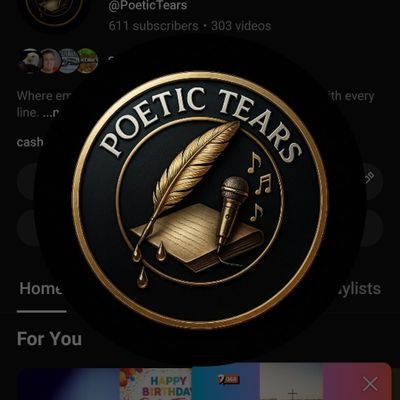 SandraJ03000936's profile picture. Where emotions bleed through ink and healing begins with every line.
📝 Raw, heartfelt poetry
🎙 Spoken word that speaks your truth