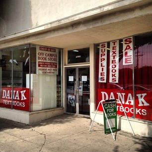 Dana K Textbooks is a privately owned off campus college textbook store committed to providing students the opportunity to save money on their textbooks.