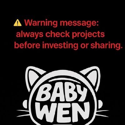 Babywscam's profile picture. 🚨 Scam alerts | 🪙 Crypto safety first | 🔍 Spot the fakes before they spot you