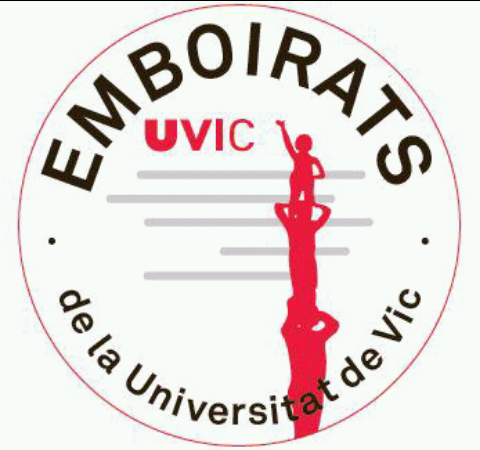 Colla Castellera Emboirats de la @uvic_ucc. 🌫️ Vestim de grana 🔴 i assagem els dimarts a Torre dels Frares i els dijous a Miramarges de 13h a 15h.