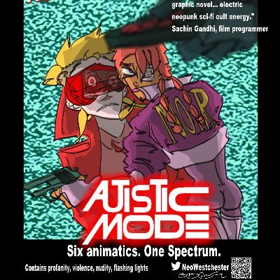 NeoWestchester's profile picture. Creator of DREAMCATCHERS and AUTISTIC MODE, Writer/Story Art
https://t.co/m71J9UvKCB
opusraw@aol.com