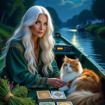 Silveness1's profile picture. Sorceress, Witch, Pagan, Author, Creator, Boater, Traveller… Weaving the Waves of the Isles of Albion. Dark Moon Radio Host, Podcaster & Blogger