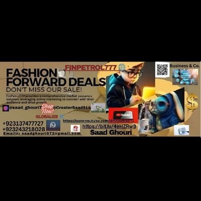 CreaterSaad514's profile picture. Saad Ghouri's FB-based FinPetrol777 provides a comprehensive market presence solution, leveraging online marketing to connect with their audience & drive growth