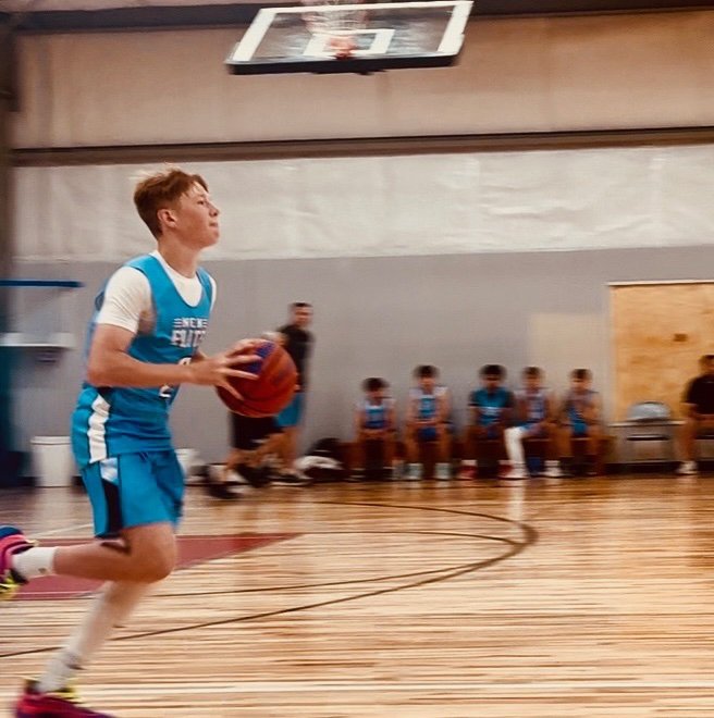 TeganThompson23's profile picture. Pg/Sg - 5’11 (weight 150lb) (vert-29.3) ( bench 160lb) (squat 280lb)School-Battle Creek Nebraska/AAU- NCN Elite 🏀🏃‍♂️🏈🏋️‍♀️ class 2030