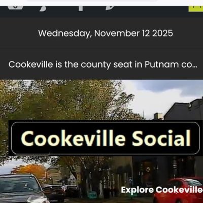 CSocial747's profile picture. Explore Cookeville, TN with us. Are you in the Cookeville area? Add your link to the Directory. Register on our Social site. https://t.co/KVqBqRomMt