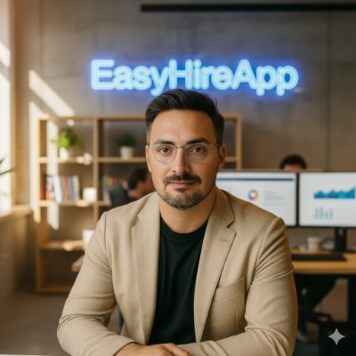 AlexEasyHire's profile picture. Founder @ EasyHire | AI screens CVs & runs interviews while you sleep
Saved $4K+ on bad hires | -9 days or money back
Free trial: https://t.co/T7j030Ia1h |