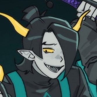 TricksterVamp's profile picture. Hellooo I'm sal/vamp Both names.
i use He/they/ze pronouns Uhhh @trickstrvamp is my art account. Proship and neuship dni!!!!. i am 15.