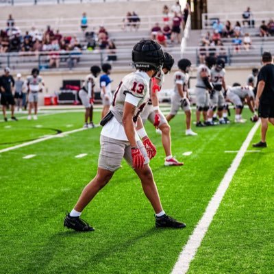 trej1__'s profile picture. class of 2026 WR, 5’11 165 lb, 1100 SAT 3.2 GPA, Austin Bowie High School, 4.56 40, 6a District 26