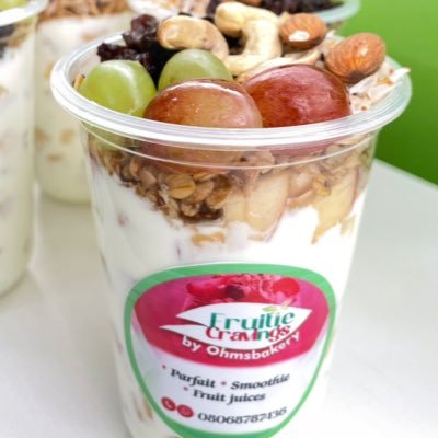 FruitieCravings's profile picture. Indulge in our creamy parfaits, refreshing smoothies, decadent cakes, and thick milkshakes, all crafted with the finest ingredients & a dash of Naija flair 🍰🧋