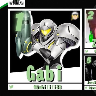 Gabiiiii33's profile picture. Probablemente, el mejor jugador Ceuta en Smash Bros Ultimate 
Me gustan otros juegos como los Mario Galaxy y Wario ware 
Main Samus y Team: @MalosyMajosSC❤️