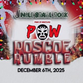 powrestlingllc's profile picture. Get ready for Roscoe Rumble 2 Jingle Brawl Rock‼️ Outcast Brewing Company‼️
