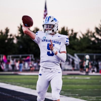 maximmillerQB12's profile picture. QB C/O-2027-Springboro high school (OH)-6’3” 190lbs-Head coach @coach_wilhite-Maximmiller51@gmail.com-937-704-6719