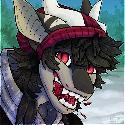 ScarletSharkgon's profile picture. 25🦈they/them🦈sharkderg🦈3D Sculptor, Texture Artist, and Lore writer🦈NO MINORS🦈P:@Billowbeast B:@Billowbeast