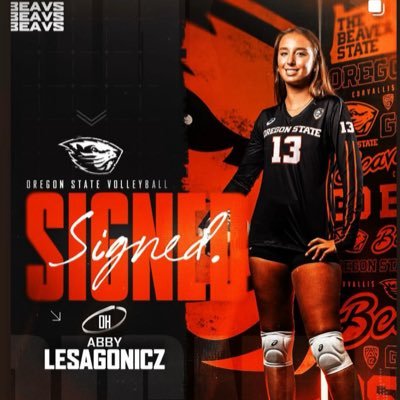 ALesagonicz's profile picture. 6’3 | OH | OSU vball c/o 3030 @BeaverVball