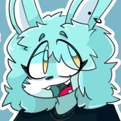 cyanbunfish's profile picture. | she/they
| priv: @_darkbramble
| bi
| pfp by @ItsZplayer1 !!