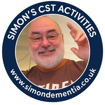 OSimon87873's profile picture. I am a Cognitive Stimulation Therapy activities creator, providing a free open access CST activities resource on line and videos on YouTube