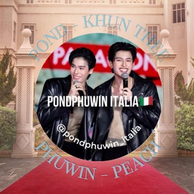 pondphuwin_ita's profile picture. Fanbase Italiana Pond - Phuwin - PermPoon🥹🫶🇹🇭🇮🇹 @ppnaravit @phuwintang @permpoon_GMMTV #ปอนด์ภูวินทร์ #PondPhuwin