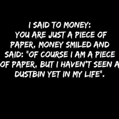 UnsaidStorie's profile picture. i love money