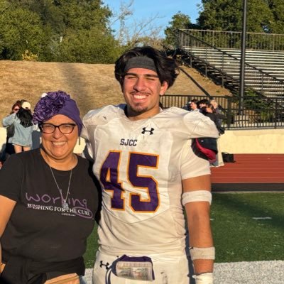 RJacobs_4's profile picture. 18 y/o | TRUE FRESHMAN | MLB/OLB | 5'11 | 215lbs | San Jose City College | C/O 2027 | #45 | NCAA #2409403464