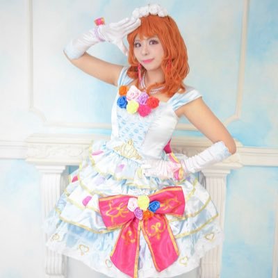 アイカツ！/cos 大空あかり ホワイトスカイヴェールコーデ カラフル