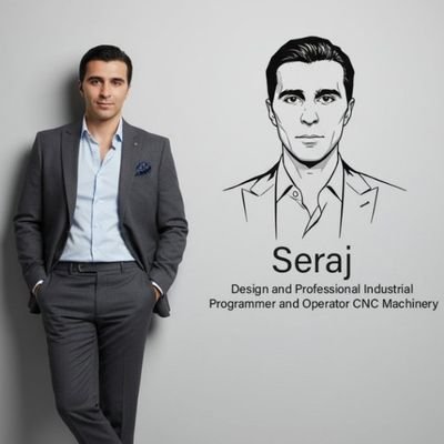Seraj19877's profile picture. Design and Professional Industrial Programmer and Operator CNC Machinery