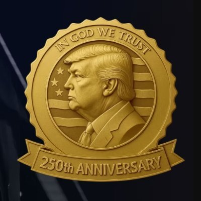 GoodAmericanHQ's profile picture. Get Your Trump 250th Anniversary Golden Badge Today! 🇺🇸🔥
For Proud Americans Who Value Legacy and Freedom.
Link in Bio for the Best Price. ⭐