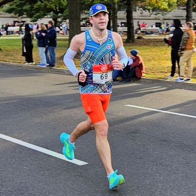 jamesonpenn's profile picture. Rediscovered running after taking a few decades off. 6x 26.2 | Marathon PR: 2:51:10. 2025 Boston Marathoner. Heading back for 2026. 💙💛 RADrabbit athlete.
