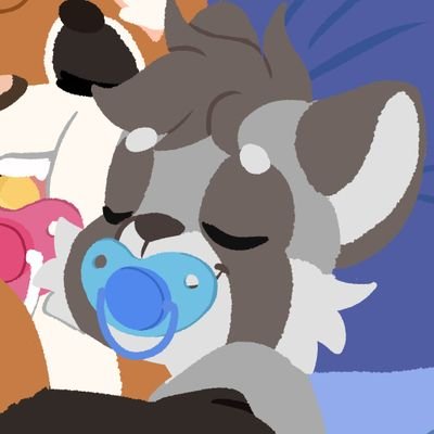 raccoontoddlr's profile picture. 18+ only ☁️ ABDL / babyfur 🍼 furry artist 🪐 neurodivergent 🩹 media nerd 🐾 comms : closed 🖍️ dada's lil puppy 💙